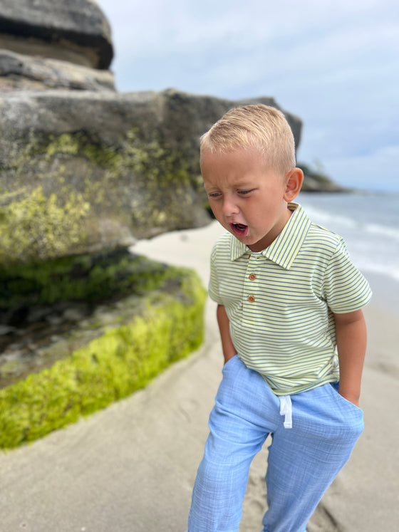 Flagstaff Yellow/Blue Polo