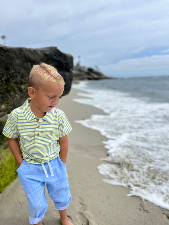 Flagstaff Yellow/Blue Polo