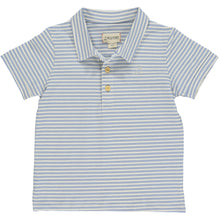  Starboard Cream/Blue Stripe Polo