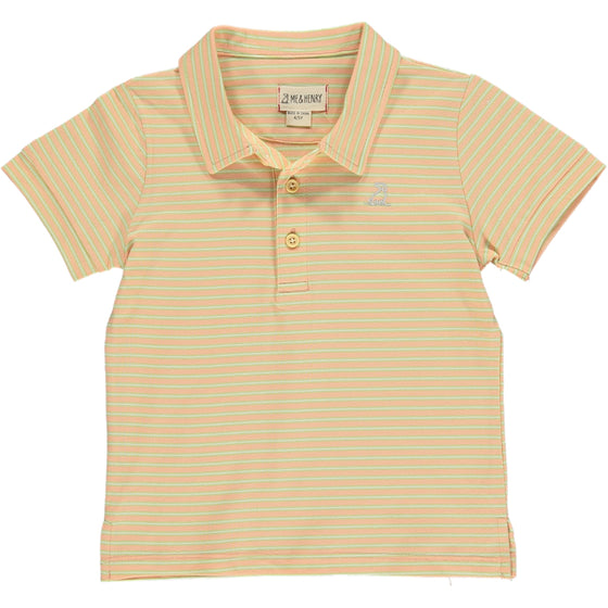 STARBOARD Peach/Green Stripe Polo