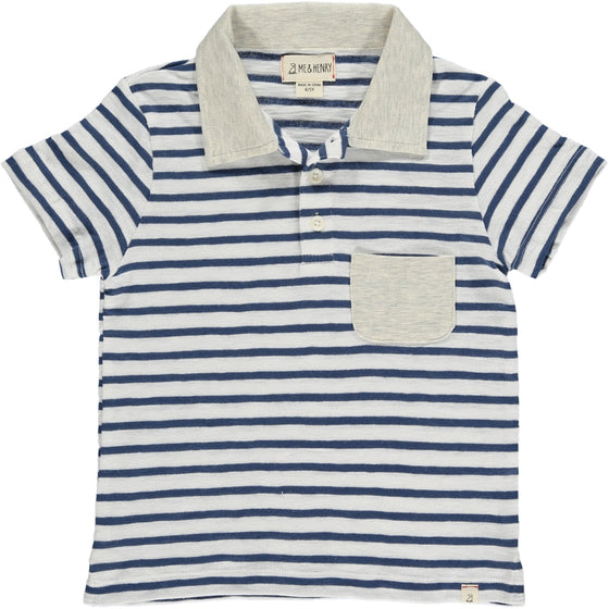 Anchor Navy/White Polo