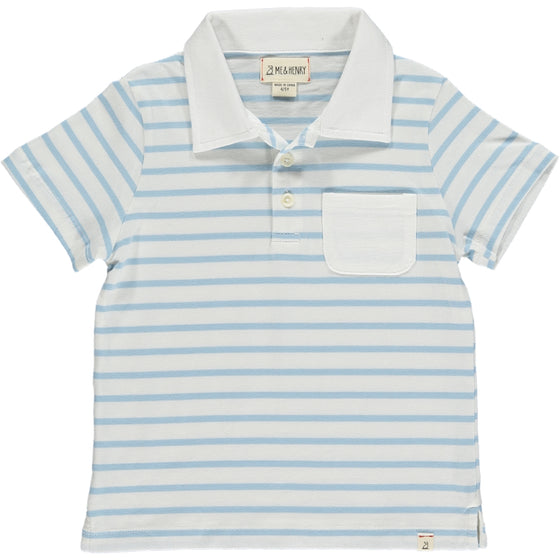 ANCHOR Blue/White Polo