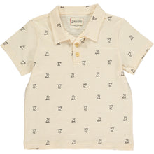  CREAM Henry Print Polo