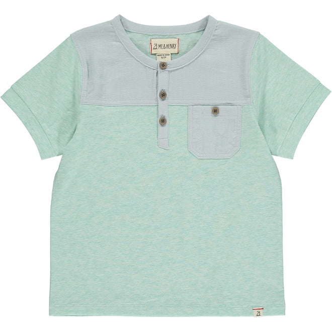 Boys Pale Blue The River is Calling T-Shirt by Me & Henry