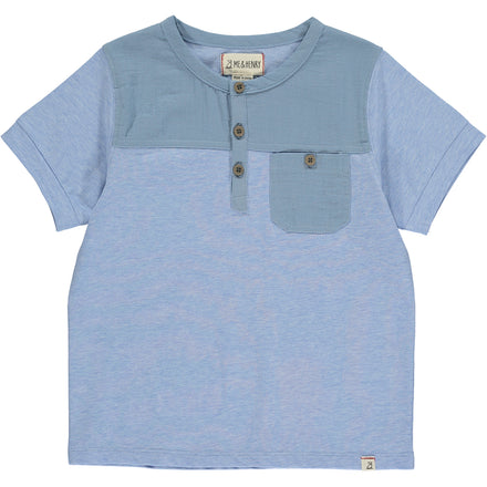 Pale Blue Tee by Me & Henry main image 0