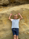 BLUEPETER Navy Ribbed Shorts