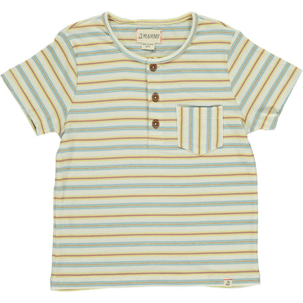 Boys Boardwalk Turquoise Henley by Me & Henry