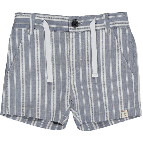 Boys Grey Woven Shortie Overalls by Me & Henry
