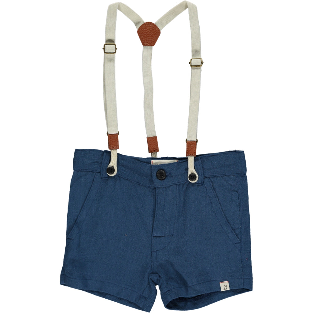 CAPTAIN Blue Shorts with adjustable straps