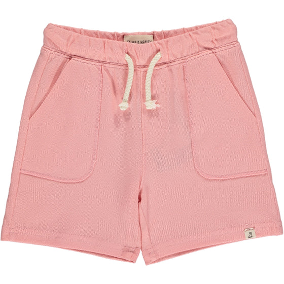 TIMOTHY Pink Pique Shorts