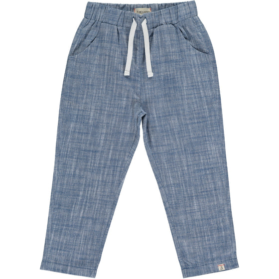 BOSUN Navy Heathered Pants