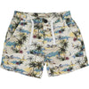 MAHALO Cream/ Blue Hawaiian Woven Shorts