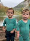 Turquoise Rib AYNOR Onesie