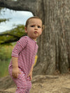 Rust/White Stripe MASON Romper