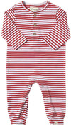 MASON Rust/White Stripe Romper