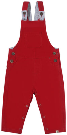  Red HARRISON Cord Overalls