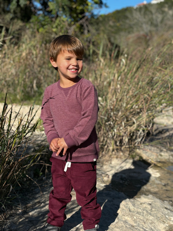 Burgundy MODOC Cord Pants