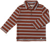 Brown/Royal Stripe MIDWAY Polo