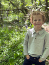 SPENCER Grey Pique Polo