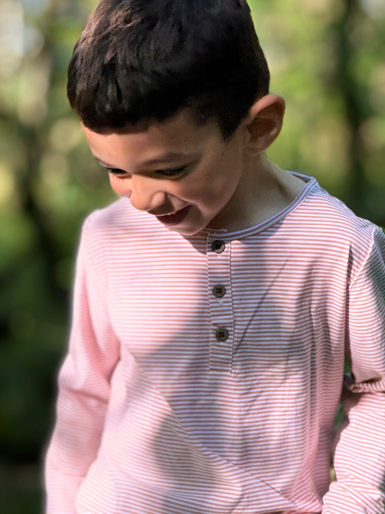 MASCOT Red/Grey Henley