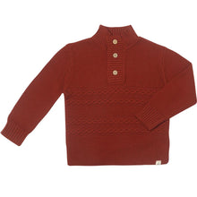  CABLE Rust Sweater