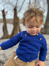 MORRISON Royal Blue Baby Sweater