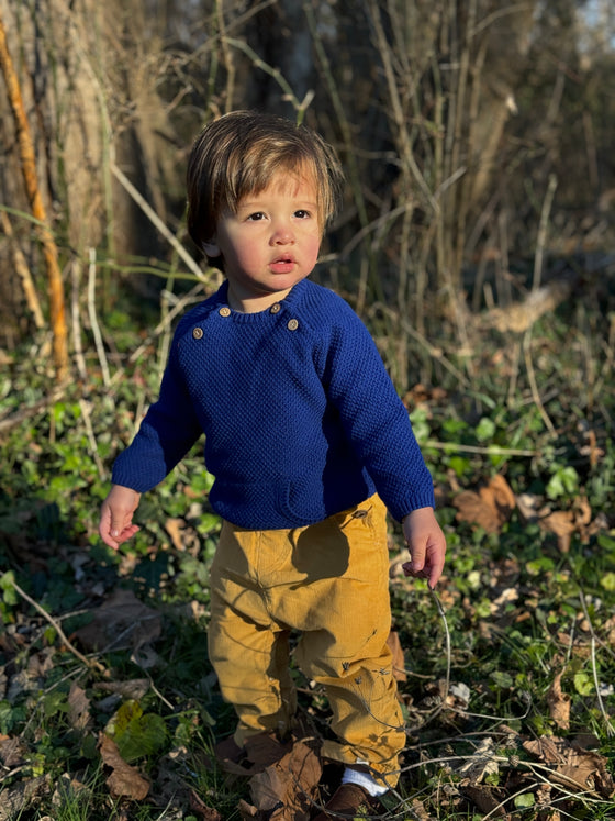 MORRISON Royal Blue Baby Sweater