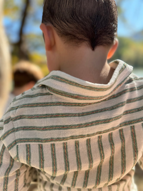 ATWOOD Blue/Cream Stripe Woven Shirt