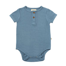  JIBE Blue Ribbed Onesie