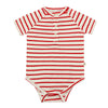 RAGLAN Red/White Stripe Onesie