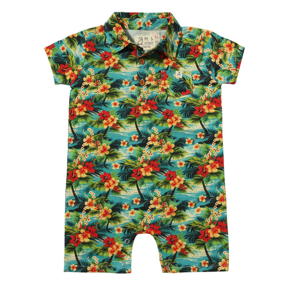 MOLOKAI Hibiscus Printed Romper