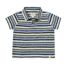  ADMIRAL Navy/Blue Stripe Polo