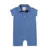 DRIFT Royal Pique Polo Romper