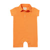 DRIFT Tangerine Pique Polo Romper