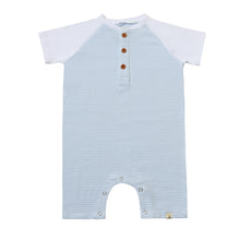  AFLOAT Blue/White Stripe Raglan Romper