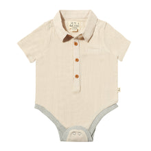  HELFORD Beige Woven Onesie