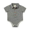 HELFORD Grey Gauze Woven Onesie