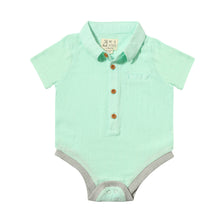  HELFORD Mint Woven Onesie