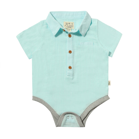 HELFORD Seafoam Woven Onesie