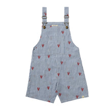  GALLEON Lobster Print Seersucker Woven Buckled Overalls