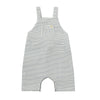 DANDY White/Royal Striped Jersey Overalls