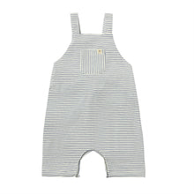  DANDY White/Royal Striped Jersey Overalls