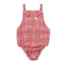  REEF Red/White Plaid Gauze Bubble