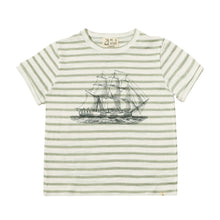  NEWQUAY Grey Boat Printed Tee