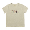 FALMOUTH Grey Buoys Printed Tee