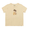 FALMOUTH Yellow Surfboard Printed Tee