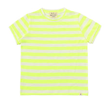  CAMBER Neon/White Striped Tee