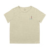 MARINE Grey Light House Embroidered Tee