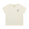 MARINE White Palm Tree Embroidered Tee