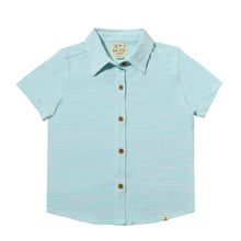  TILLER Aqua/White Stripe Jersey Shirt